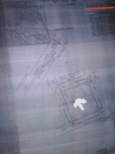 6 lots collés avec titre foncier à 2km du goudron