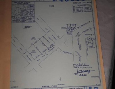 1 lot avec titre foncier à 150m du goudron