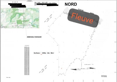 430 hectares collés avec Att. + mandat à 2.7km du goudron