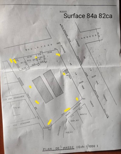14 lots collés avec titre foncier ( mèches Nina )
