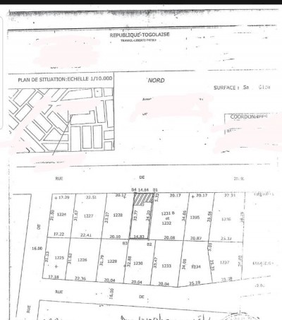1 lot avec titre foncier à 100m du goudron