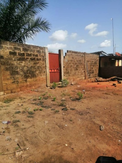 1 lot et démi cloturé avec 1  tampon otr à 300m du goudron