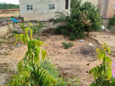 1 lot cloturé avec titre foncier à 10m du goudron