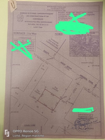 2 lots collés avec 1 nouveau tampon otr à 500m du goudron