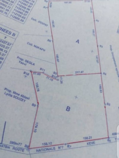 5 et 10 hectares agricole avec titre foncier au bord du goudron
