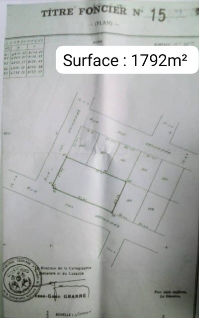 3 lots collés avec titre foncier