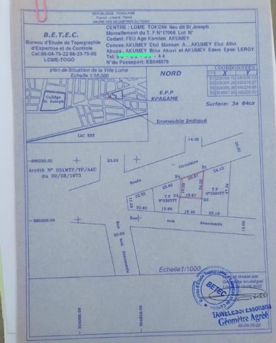 démi lot avec titre foncier au bord du goudron face btci