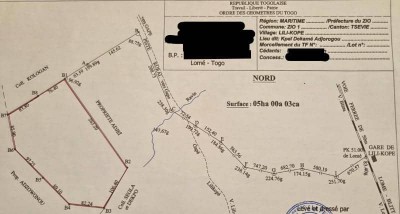 5 hectares agricole avec titre foncier à 5km du goudron