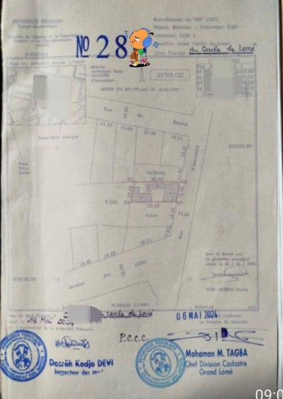 1 lot avec titre foncier au grand marché assigamé