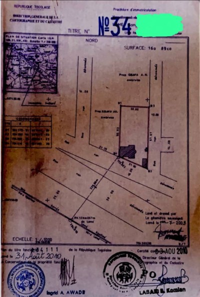 2 lots 3/4 collés avec titre foncier