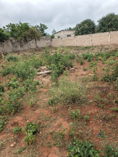 1 lot cloturé avec plan visé otr à 3km du goudron