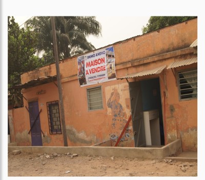 3/4 de lot cloturé avec titre foncier à 20m de 2 goudrons