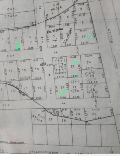 plusieurs lots avec titre foncier à 350m du contournement