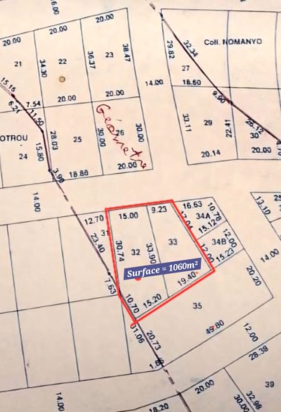 2 lots collés avec plan + mandat à 400m de la grande voie