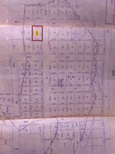 1 lot avec plan global +mandat à 400m de la grande voie