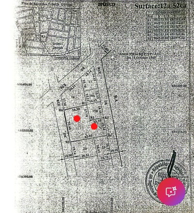 2 lots cloturés avec titre foncier global + vieille maison