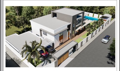 magnifique villa duplex 5 chambres sur 1000m2 avec titre