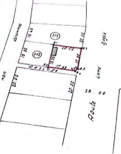 3/4 de lot avec titre foncier au bord du goudron