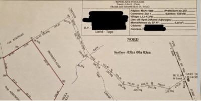 5 hectares complanté avec titre foncier