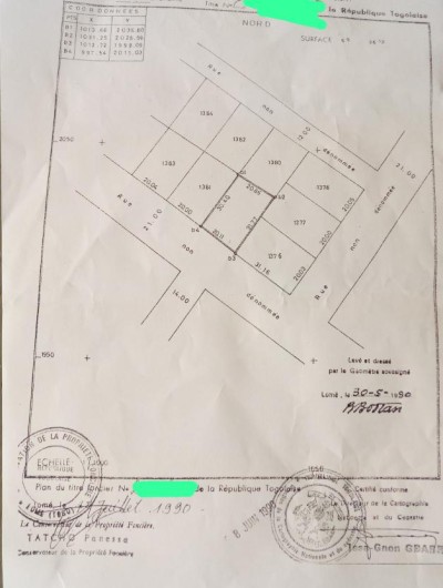 1 lot avec titre foncier à 150m du goudron