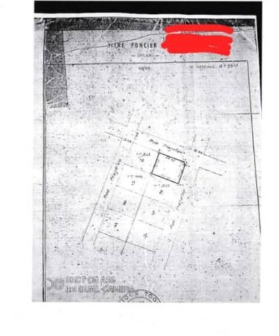 1 lot  avec titre foncier