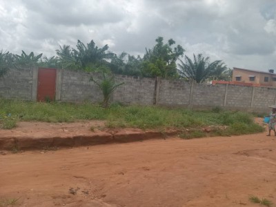 1 lot cloturé avec titre foncier en cours