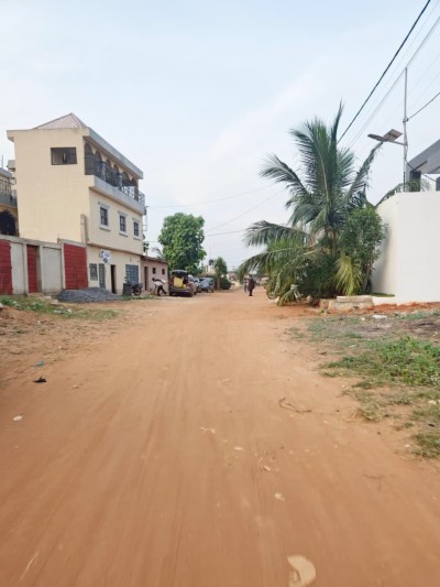 2 lots et démi collés  avec titre foncier à 350m du goudron